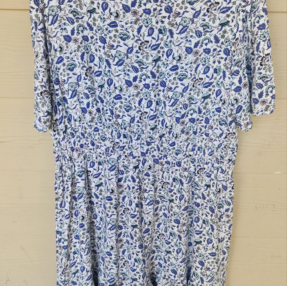 Knox Rose Floral Blue and White Women's Dress - Picture 5 of 5